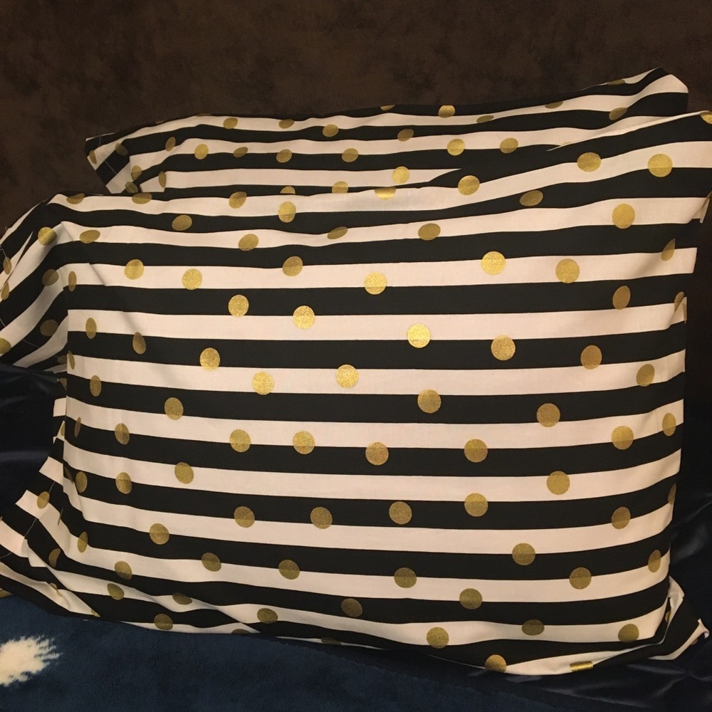 Handmade Polka dot pillowcases